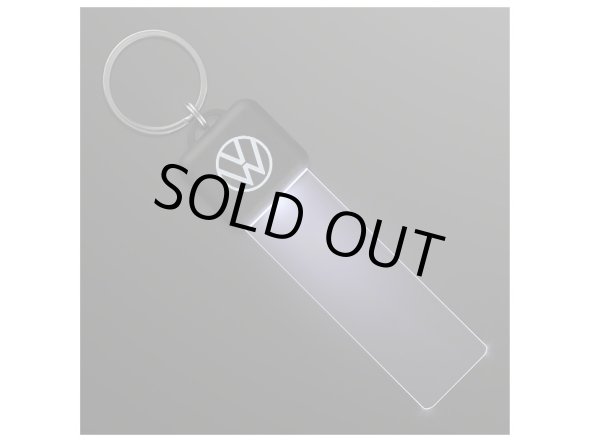 画像1: VW Light Up LED KeyChain #59 WHITE (1)