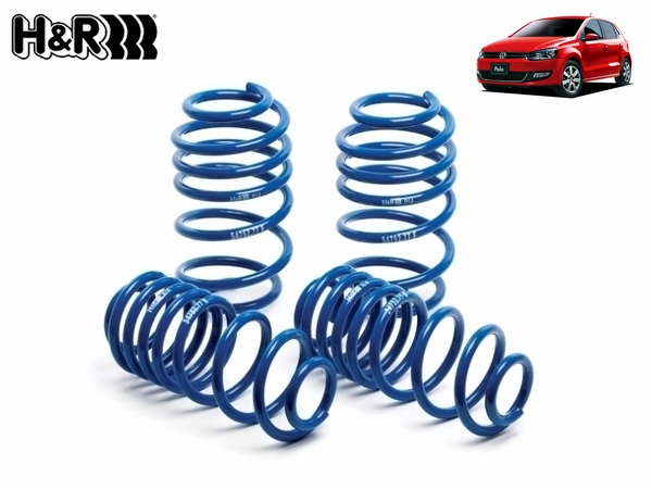 H&R ローダウンスプリング for VW Polo6R/Polo6R GTI : VW/AUDIの