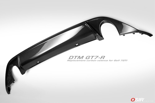 OSIR DTM GT7-R カーボンリアディフューザー for Golf7 TSI/GTI